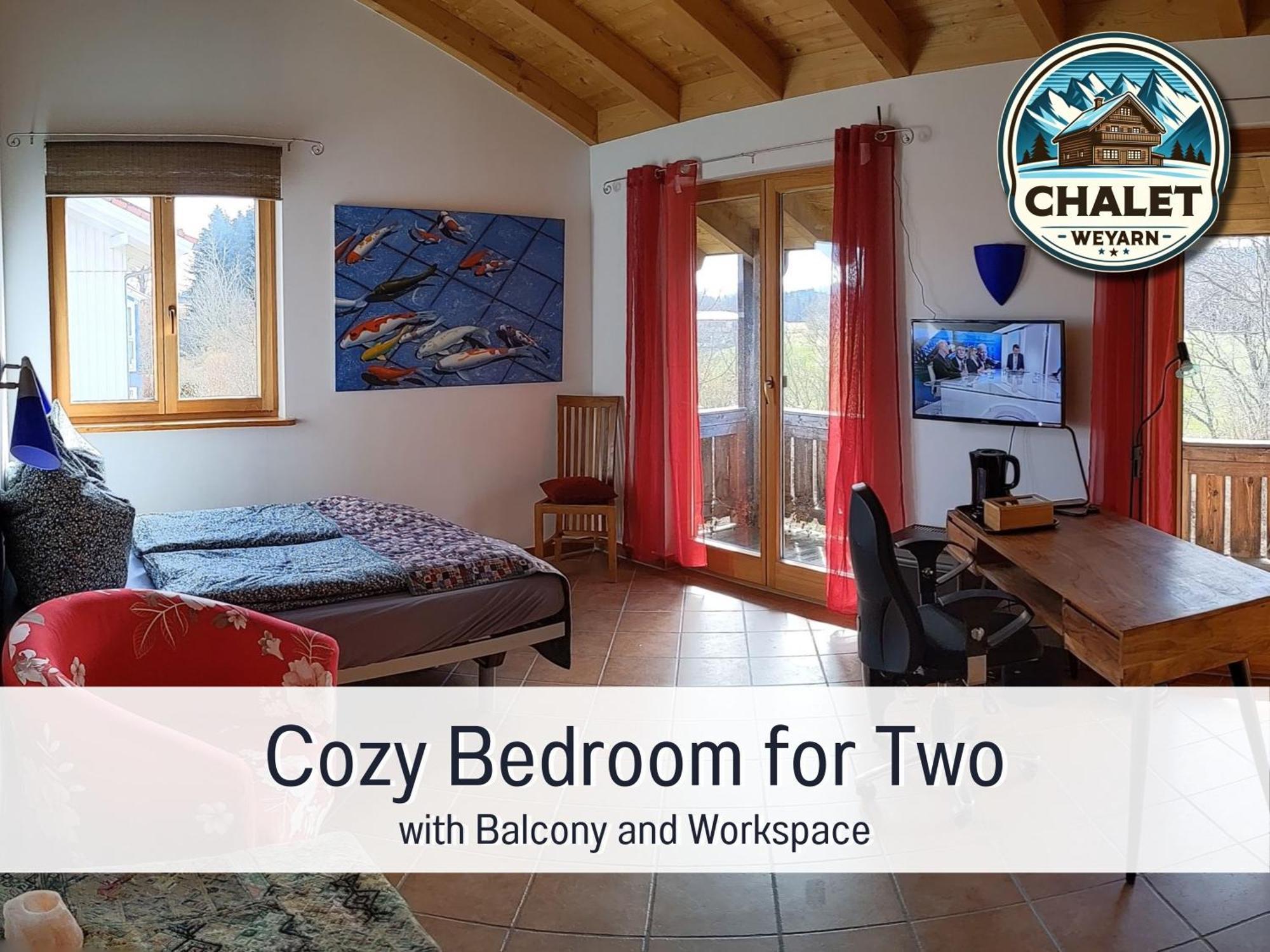 Chalet Weyarn - Doppelzimmer Mit Gartenblick מראה חיצוני תמונה