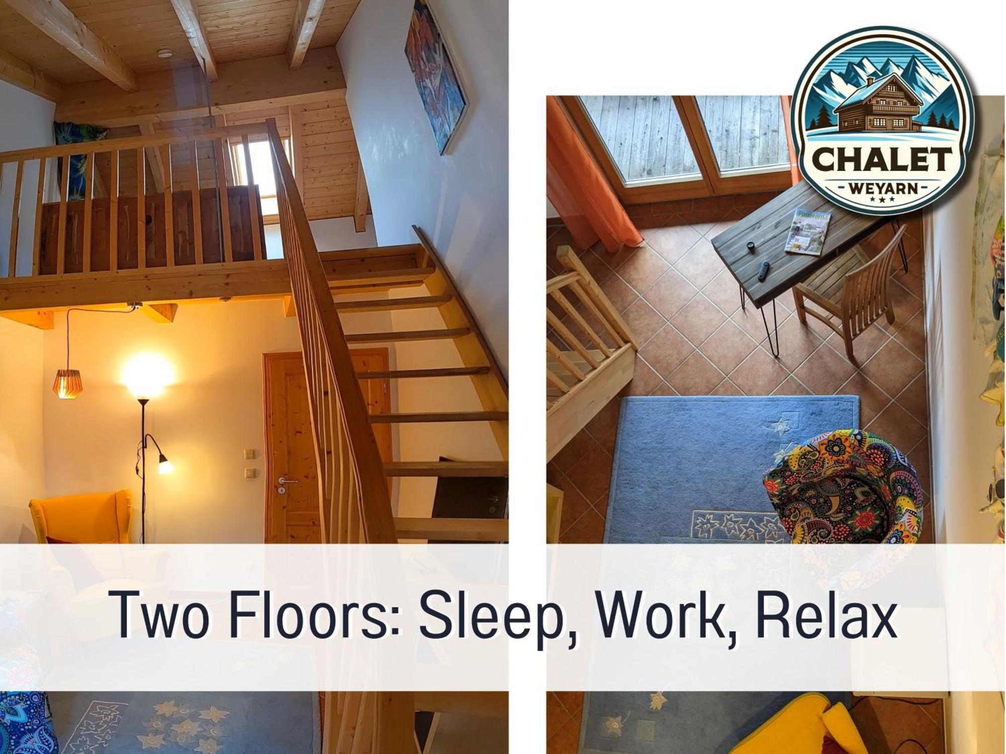 Chalet Weyarn - Doppelzimmer Mit Gartenblick מראה חיצוני תמונה